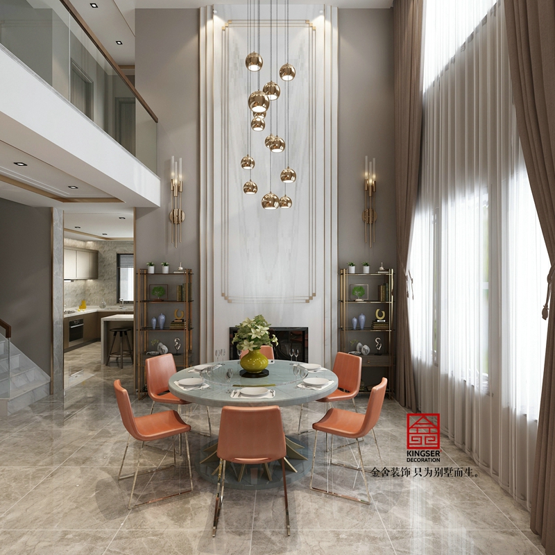 御湯墅300平米港式風格裝修效果圖