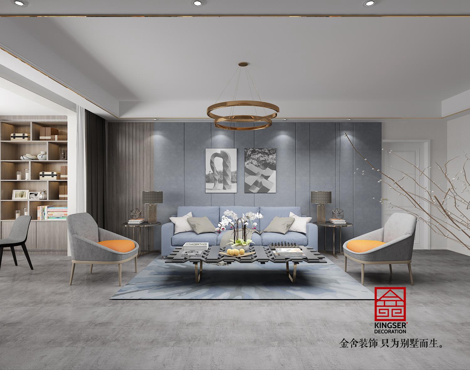 融創(chuàng)中心裝修-超現(xiàn)代風格-客廳