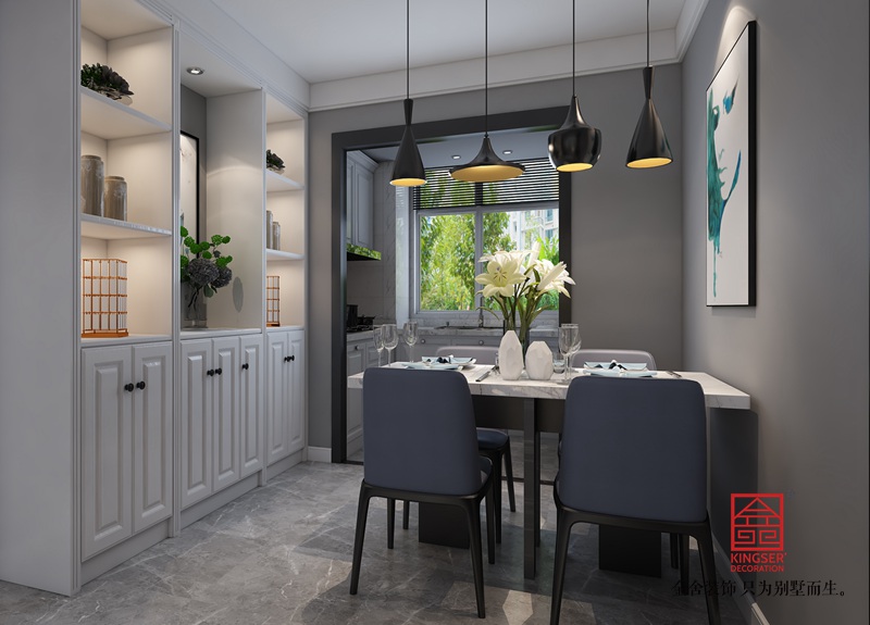 維多利亞122平米現代風格裝修-餐廳