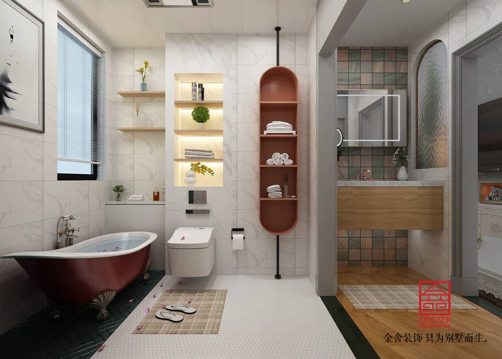 東南智匯城126平裝修-法式輕奢風格-衛生間