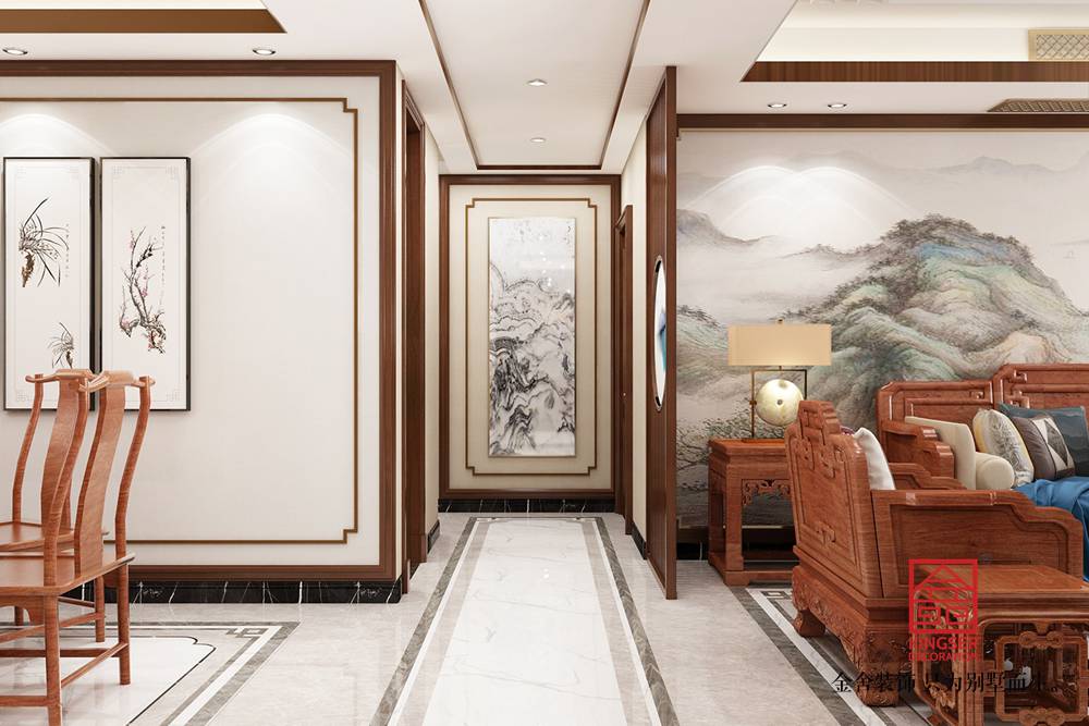 維多利亞三期166平米裝修-玄關