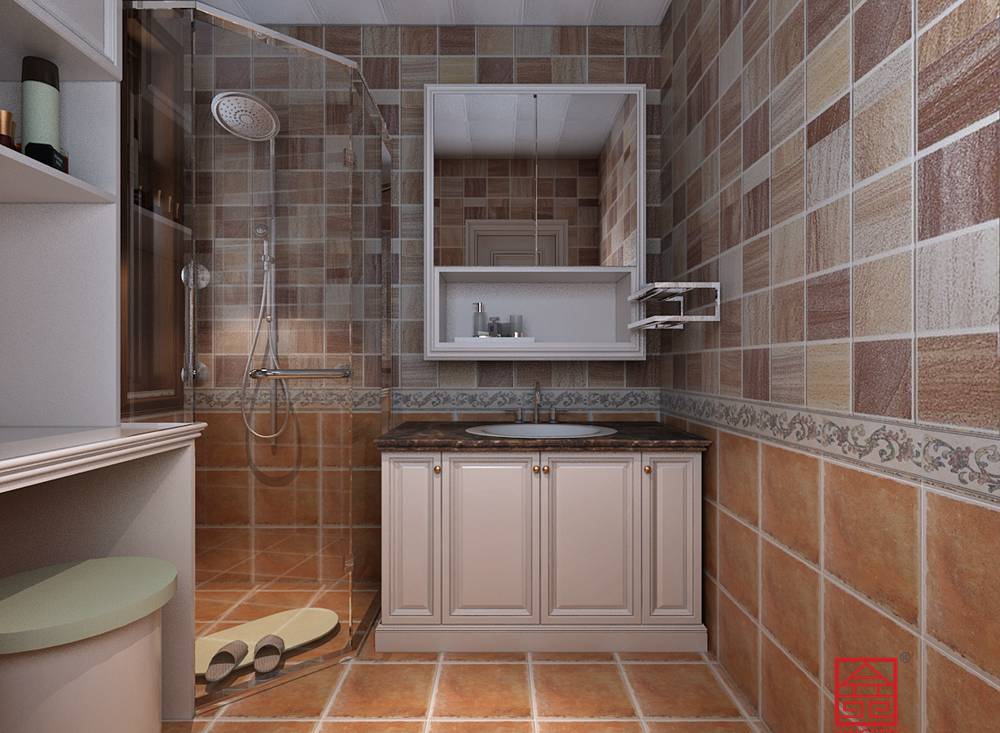 國賓壹號139平米歐式風格裝修效果圖