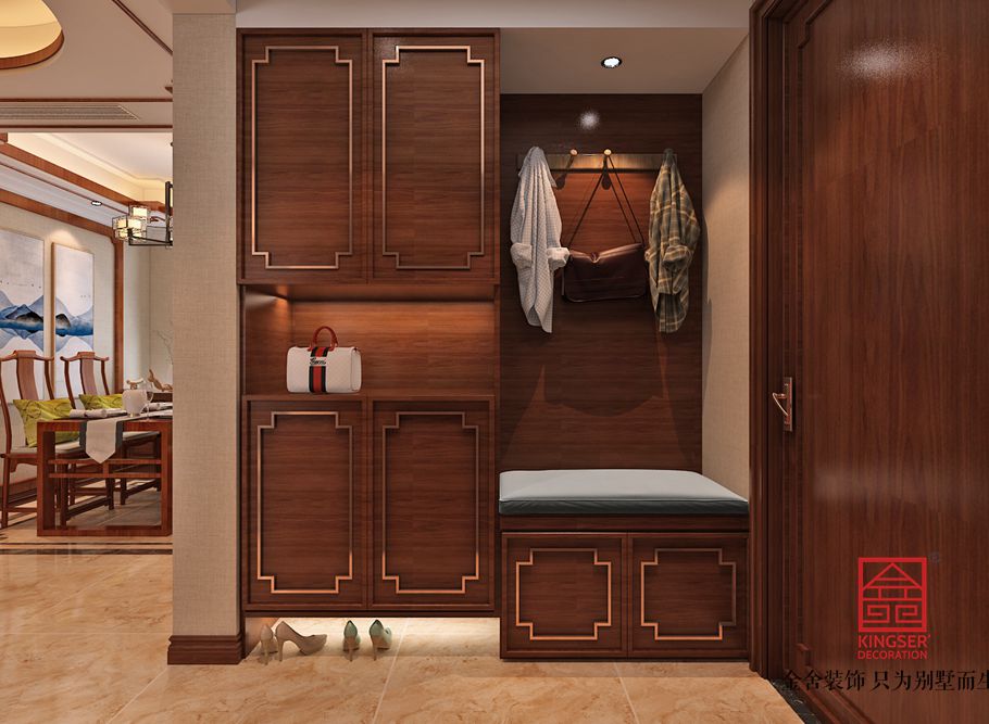 天山國賓壹號139平米中式風格裝修案例