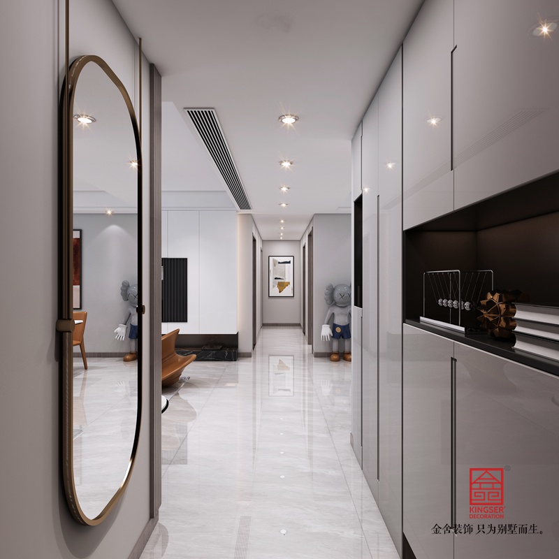 東南智匯城150平米裝修-現代簡約-玄關