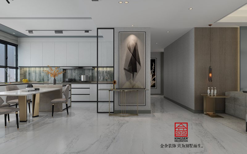 石家莊融創中心217平現代簡約風格裝修設計