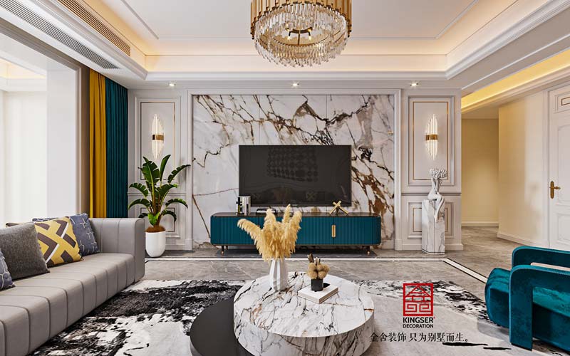 維多利亞178平現代輕奢裝修效果圖