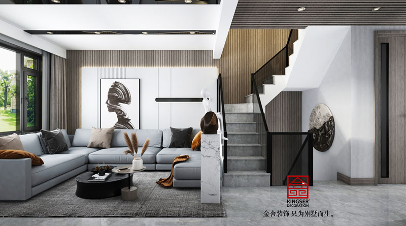 中央云著264平現代風格研發效果圖