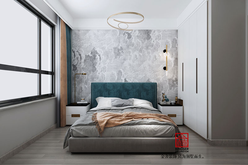 融創中心107平米現代風格裝修效果圖