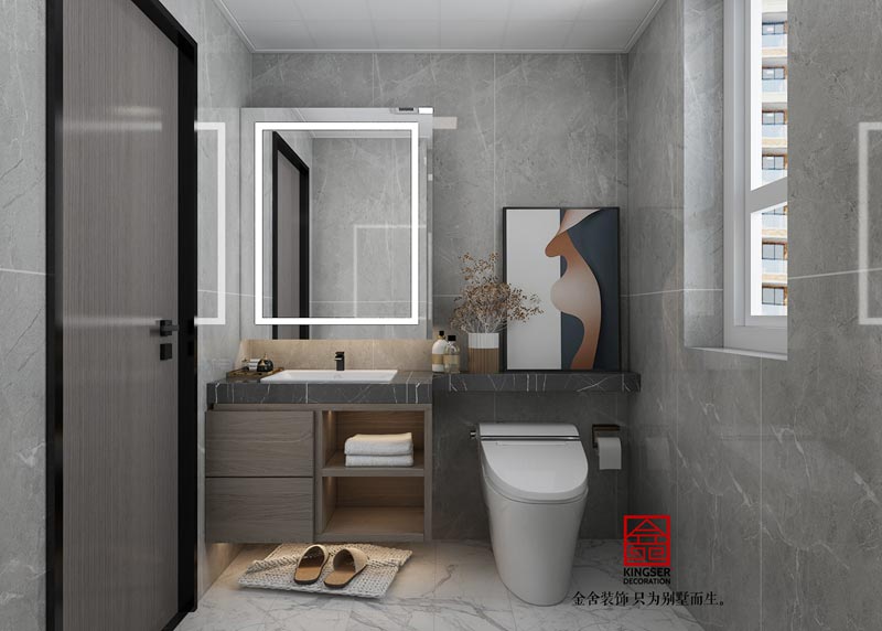 麗景藍灣114平米現代簡約風格效果圖