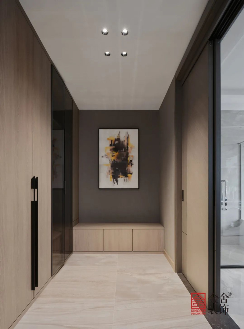 榮盛華府300㎡現代輕奢風格裝修實景圖