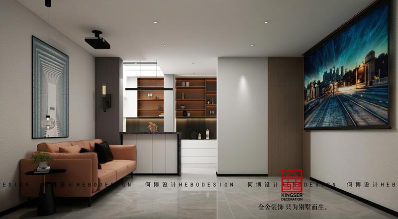 西山林語現代風格裝修效果圖