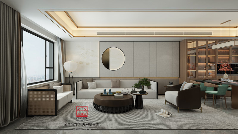 九里晴川上疊裝修設計效果圖