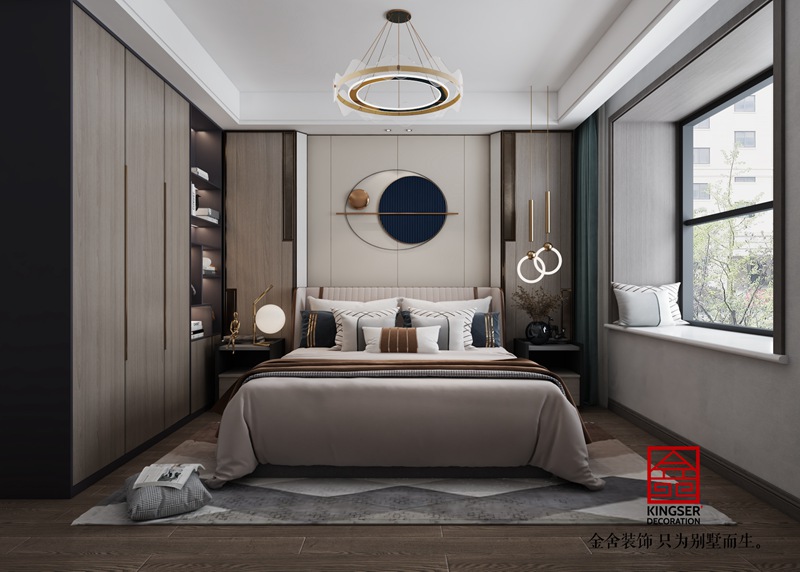 天洲視界城現代簡約裝修效果圖