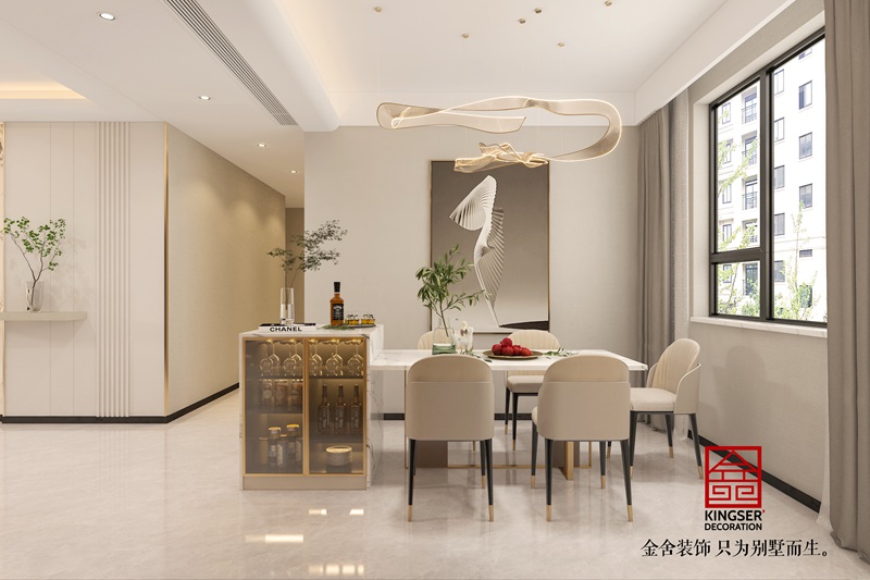 錦江府奶油風裝修效果圖