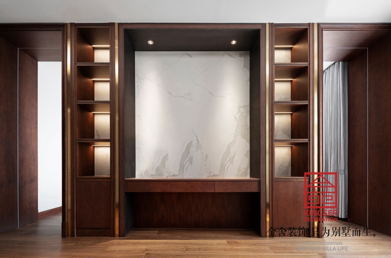 原河名墅新中式別墅裝修實景圖