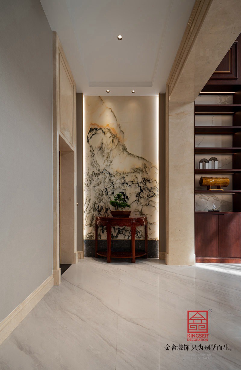 原河名墅新中式別墅裝修實景圖