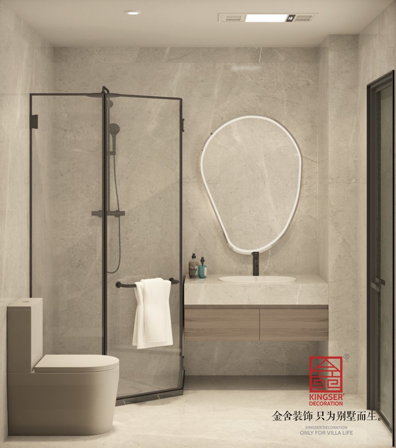 榮盛華府現代風格裝修效果圖