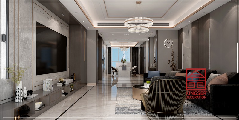 泰豐觀湖小區200平裝修設計效果圖