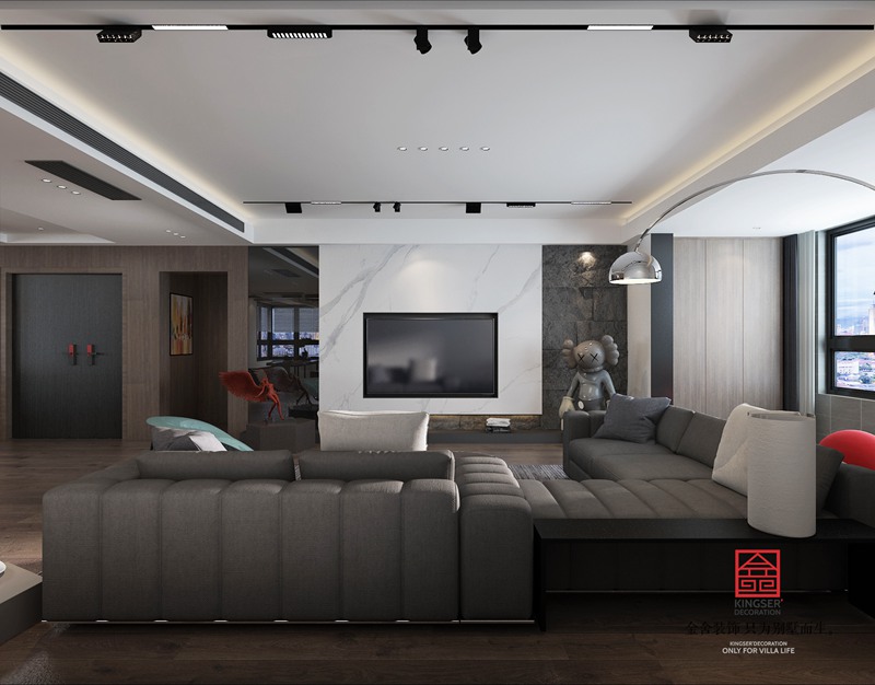 榮盛華府190㎡臺(tái)式簡約風(fēng)格裝修設(shè)計(jì)