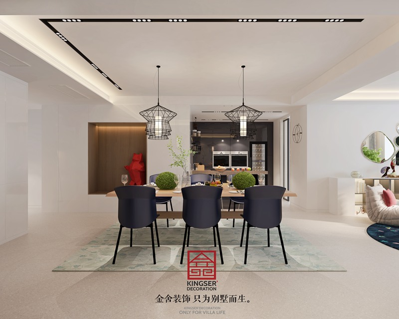 恒大華府極簡主義別墅裝修設(shè)計