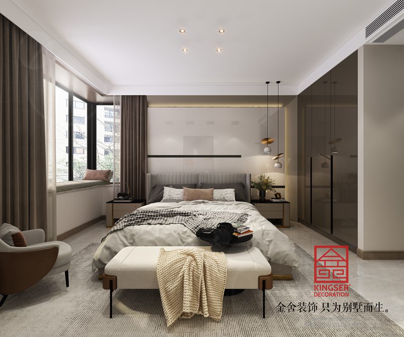 德賢公館現代風格主臥裝修設計