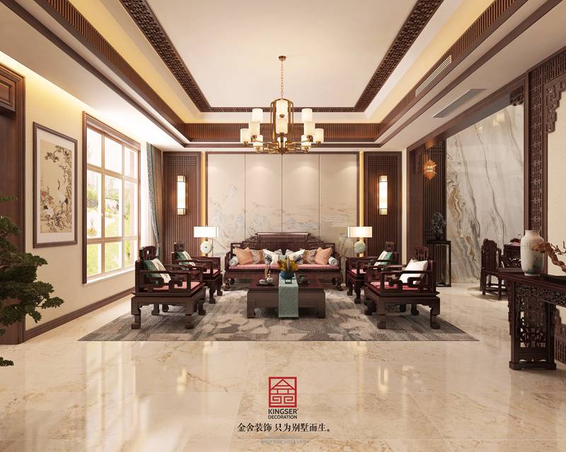 中式風格別墅裝修設計效果圖