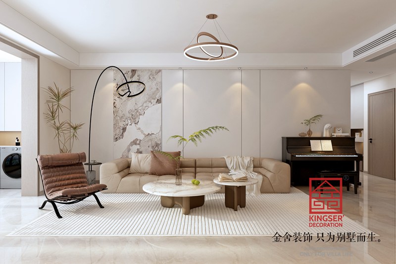 林蔭大院現(xiàn)代簡(jiǎn)約客廳裝修設(shè)計(jì)