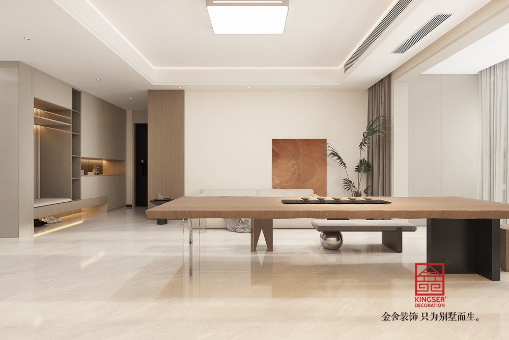 維多利亞135平米現代簡約風格裝修-餐廳